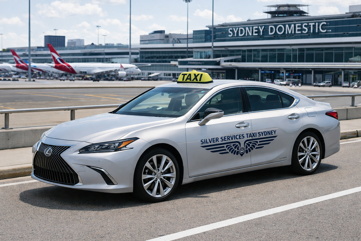 Silver Sydney Airport Taxi